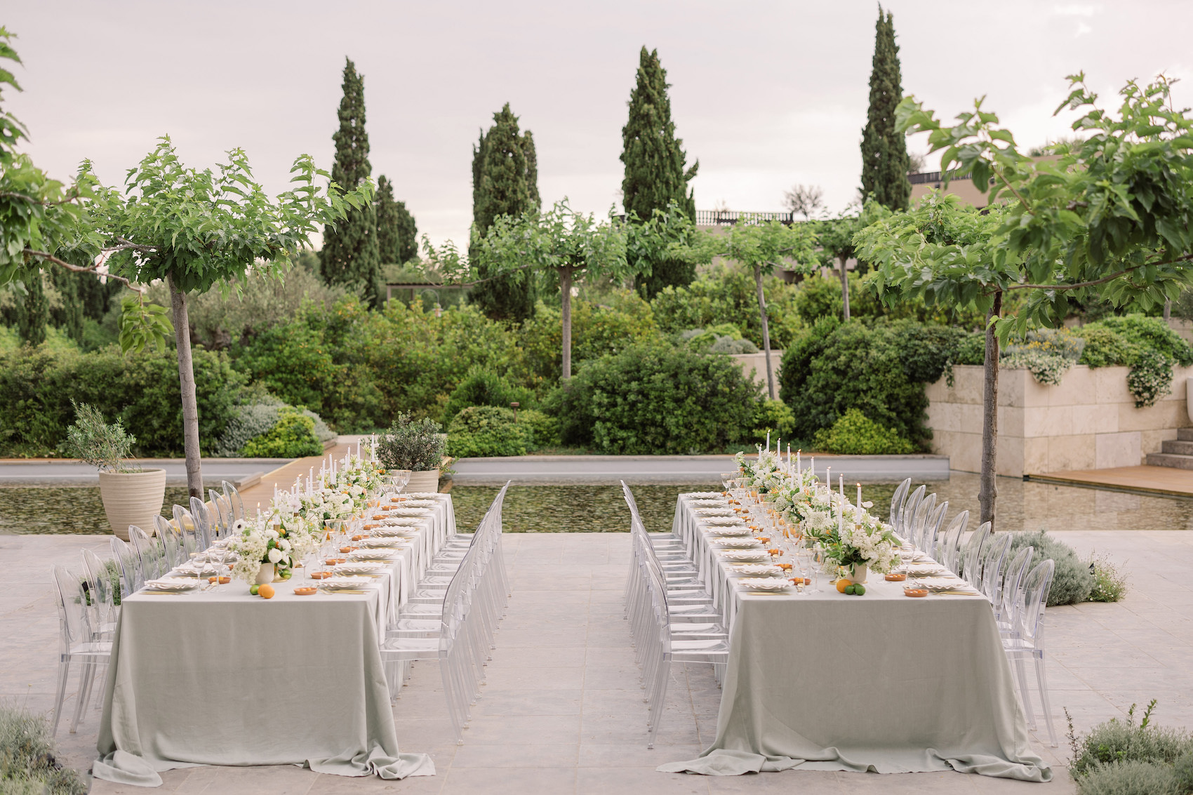 Portfolio All White Wedding White Ribbon Boutique Events