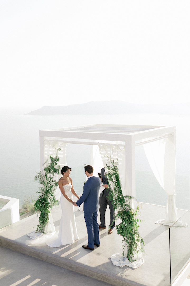 Photos of Santorini Wedding